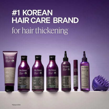 Dr. Groot Miracle in Shower Moisturizing Treatment for Hair Loss, Korean Hair Care Rinse, Rosemary Oil for Smooth, Healthier-Looking Hair in 5 Seconds, Scalp Revitalizing Solution